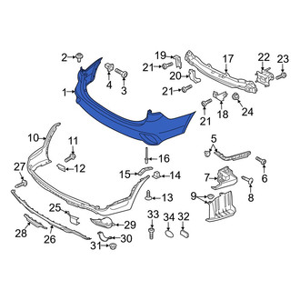 Hyundai OE - Front Lower Bumper Cover