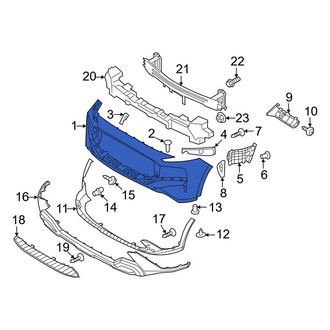 Hyundai OE - Front Upper Bumper Cover