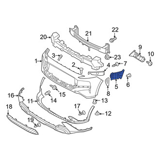 Hyundai OE - Front Left Brake Air Duct