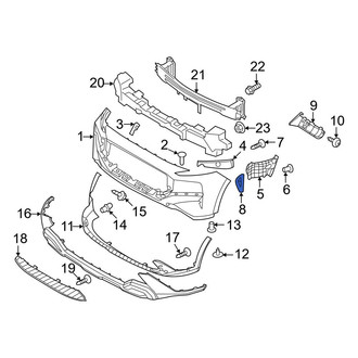 Hyundai OE - Front Left Jack Plug Cover