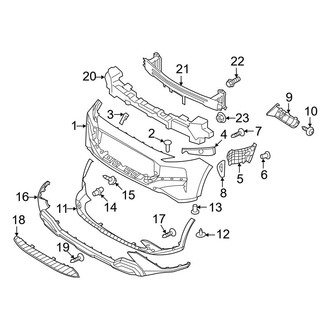 Hyundai OE - Front Bumper & Grille - Bumper & Components (XRT)
