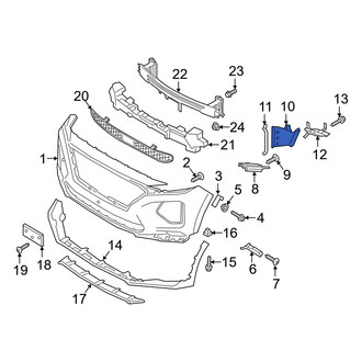 Hyundai OE - Front Left Brake Air Duct