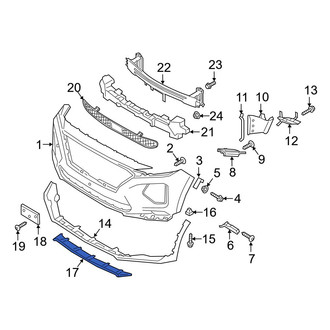Hyundai OE - Front Center Bumper Trim
