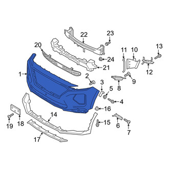 Hyundai OE - Front Upper Bumper Cover