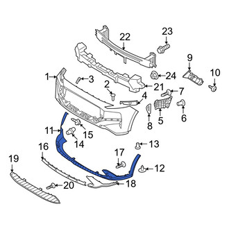 Hyundai OE - Rear Lower Bumper Cover
