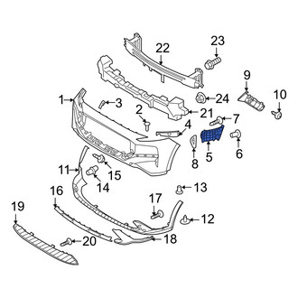 Hyundai OE - Front Right Brake Air Duct