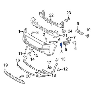 Hyundai OE - Front Right Jack Plug Cover