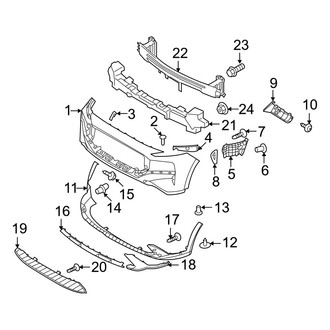 Hyundai OE - Front Bumper & Grille - Bumper & Components