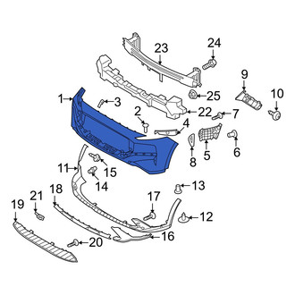 Hyundai OE - Front Upper Bumper Cover