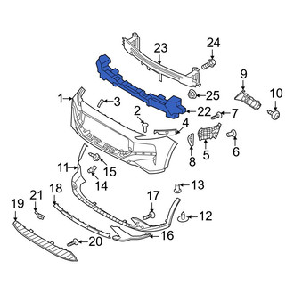 Hyundai OE - Front Bumper Impact Absorber