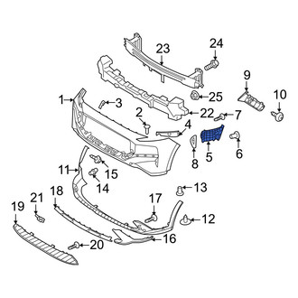 Hyundai OE - Front Left Brake Air Duct