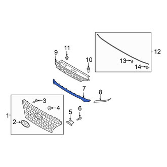 Hyundai OE - Front Left Grille Molding