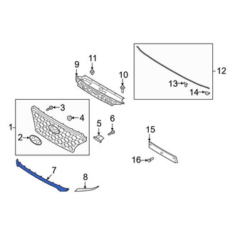 Hyundai OE - Front Lower Grille Molding