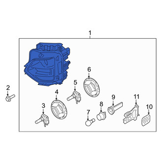 Hyundai OE - Front Left Headlight Assembly
