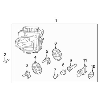 Hyundai OE - Front Lamps - Headlamp Components (Halogen)