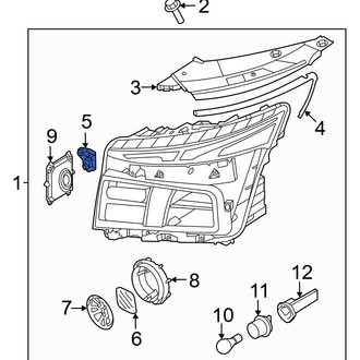 Hyundai OE - Front Left Lower Headlight Bracket