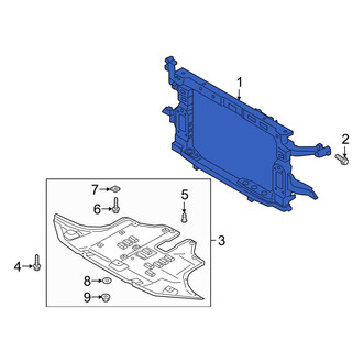 Hyundai OE - Front Radiator Support Panel