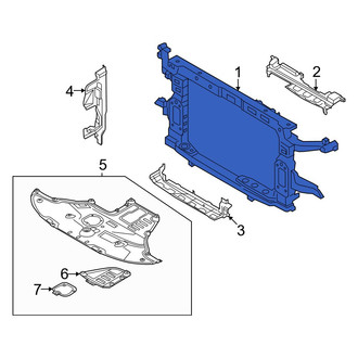 Hyundai OE - Front Radiator Support Panel