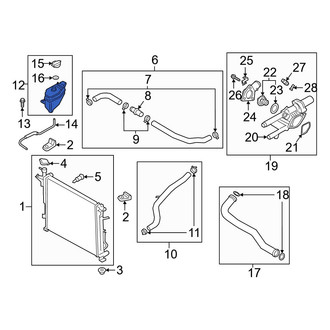 Hyundai OE - Engine Coolant Reservoir