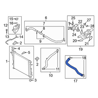 Hyundai OE - Engine Coolant Pipe