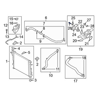 Hyundai OE - Engine Coolant Outlet Housing Bolt