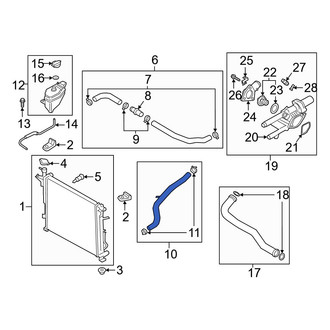 Hyundai OE - Lower Radiator Coolant Hose