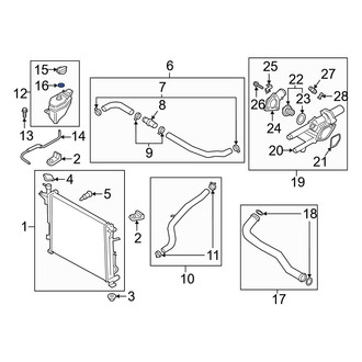 Hyundai OE - Engine Coolant Reservoir Cap Gasket