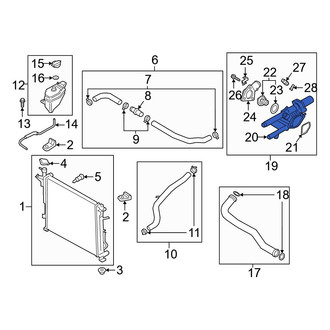 Hyundai OE - Lower Engine Coolant Thermostat Housing