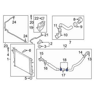 Hyundai OE - Lower Radiator Hose Clamp