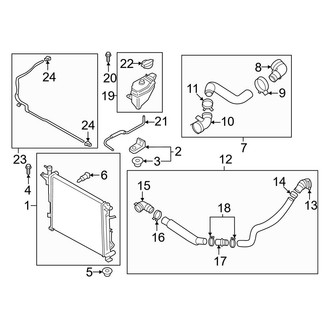 Hyundai OE - Cooling - Radiator & Components