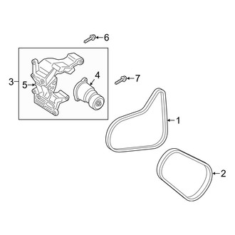 Hyundai OE - Cooling - Belts & Pulleys (Limited / SE / SEL 2.4L)