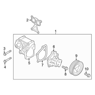 Hyundai OE - Cooling - Water Pump (Limited / SE / SEL / SEL Plus / Ultimate 2.4L)