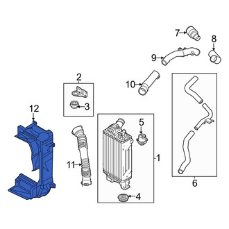 Hyundai OE - Radiator Support Air Deflector