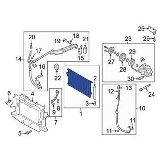 Hyundai OE - A/C Condenser