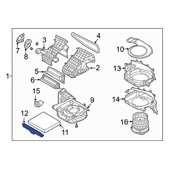 Hyundai OE - Cabin Air Filter Cover