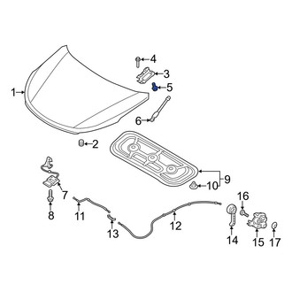 Hyundai OE - Lower Hood Hinge Bolt