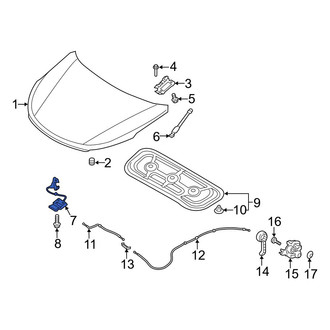 Hyundai OE - Front Hood Latch