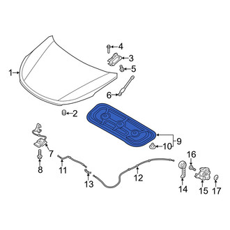 Hyundai OE - Hood Insulation Pad