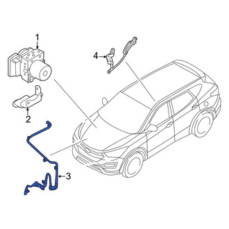 Hyundai OE - Front Right ABS Wheel Speed Sensor