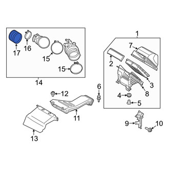 Hyundai OE - Engine Air Intake Hose Adapter