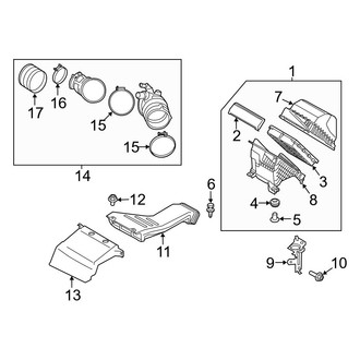 Hyundai OE - Engine / Transaxle - Air Intake (2.0L)