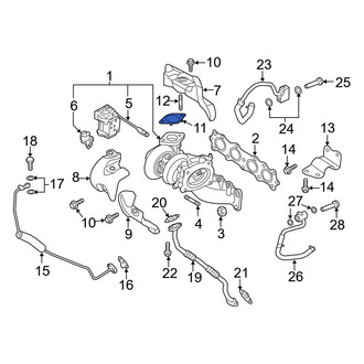 Hyundai OE - Turbocharger Wastegate Actuator Gasket