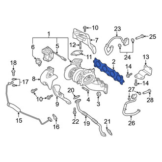 Hyundai OE - Turbocharger Gasket