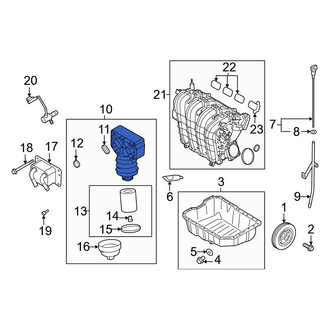 Hyundai OE - Engine Oil Filter Housing