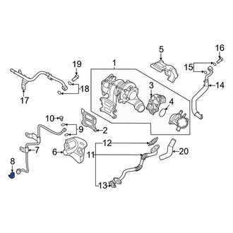 Hyundai OE - Turbocharger Oil Line Gasket