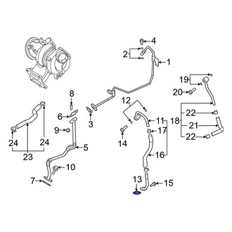Hyundai OE - Turbocharger Oil Line Gasket