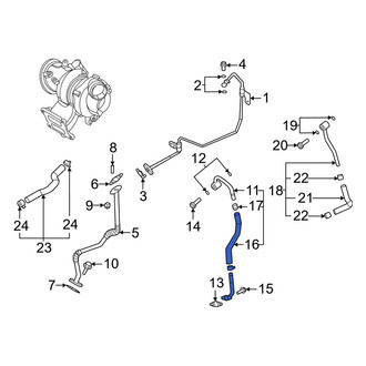 Hyundai OE - Turbocharger Coolant Line