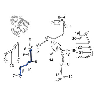Hyundai OE - Turbocharger Oil Line