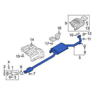 Hyundai OE - Exhaust Muffler