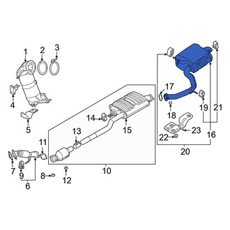 Hyundai OE - Exhaust Muffler